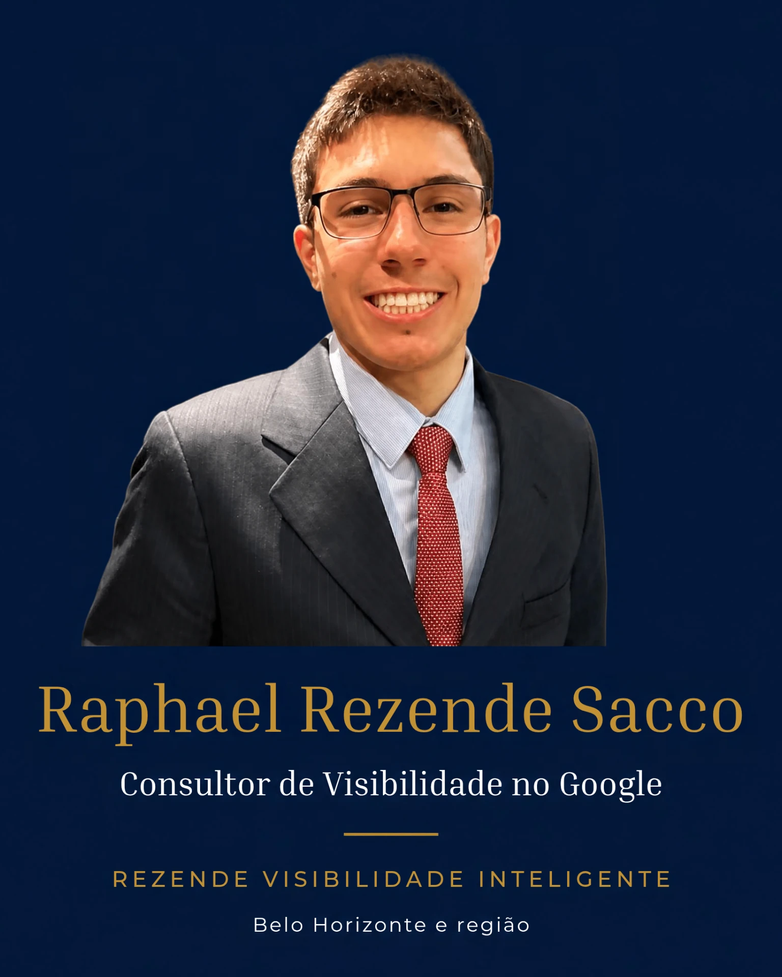 Raphael Rezende Sacco, consultor de visibilidade no Google em Belo Horizonte